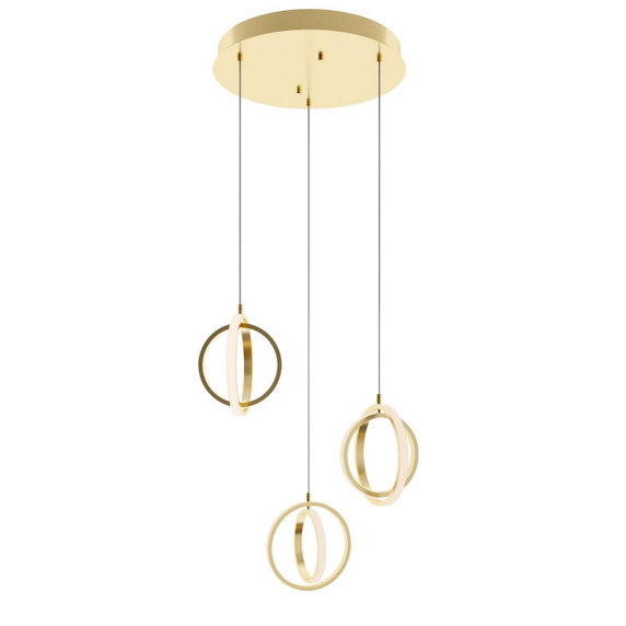 Mid. Chandeliers Multi-Port/Cascade by AFX Lighting ( 162 | LCKP09L30D1SBRND3 Lock ) 
