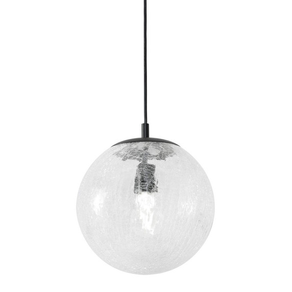 Pendants Glass Down by AFX Lighting ( 162 | PLAP09MBBK Palla ) 