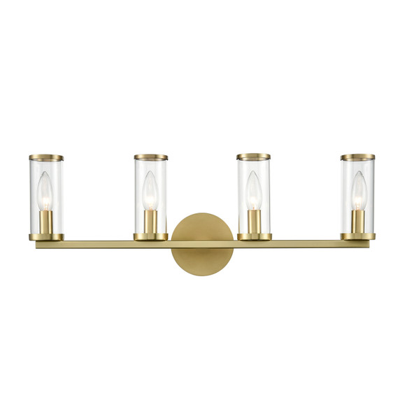 Bathroom Fixtures Four Lights by Alora ( 452 | WV309044NBCG Revolve ) 