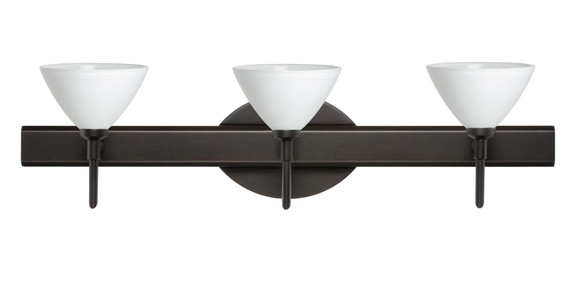 Bathroom Fixtures Three Lights by Besa ( 74 | 3SW-174307-BR Domi ) 