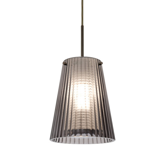 Mini Pendants Glass Down by Besa ( 74 | J-DIONSM-LED-BR Besa Dion Pendant ) 