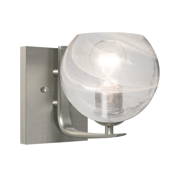 Sconces Single Glass by Besa ( 74 | 1WC-JILLYCL-SN Jilly ) 
