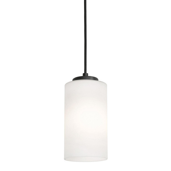 Mini Pendants Glass Down by AFX Lighting ( 162 | LEOP04MBBK Leo ) 