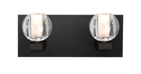 Bathroom Fixtures Two Lights by Besa ( 74 | 2WF-BOCABB-LED-BK Besa Boca 3 Vanity ) 