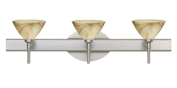 Bathroom Fixtures Three Lights by Besa ( 74 | 3SW-174383-SN Domi ) 