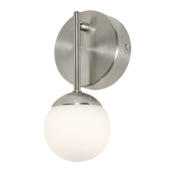Sconces Single Glass by AFX Lighting ( 162 | PRLS0409L30D1SN Pearl ) 