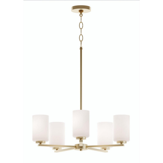 Mid. Chandeliers Glass Up by AFX Lighting ( 162 | LEOP24MBLB Leo ) 