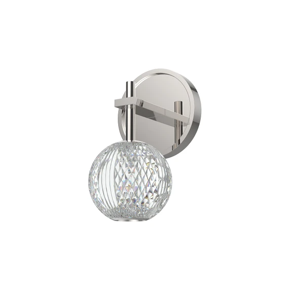 Sconces Single Glass by Alora ( 452 | WV321201PN Marni ) 