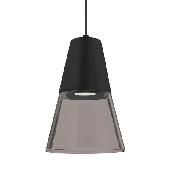 Mini Pendants Glass Down by Besa ( 74 | 1XC-TIMO6BS-LED-BK Besa Timo 6 Pendant ) 
