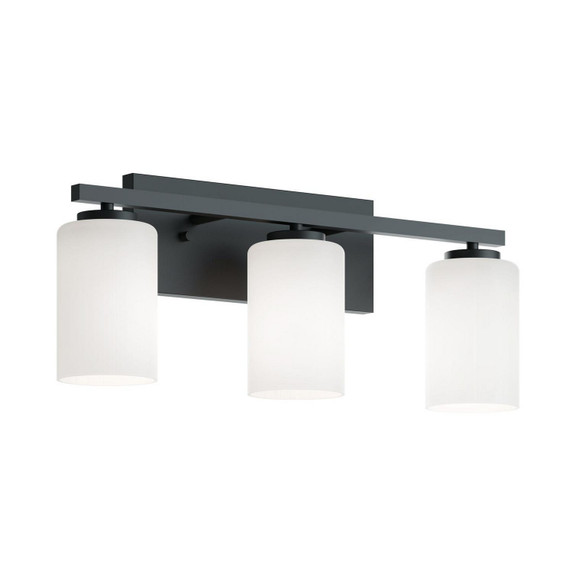 Bathroom Fixtures Three Lights by AFX Lighting ( 162 | LEOV2209MBBK Leo ) 