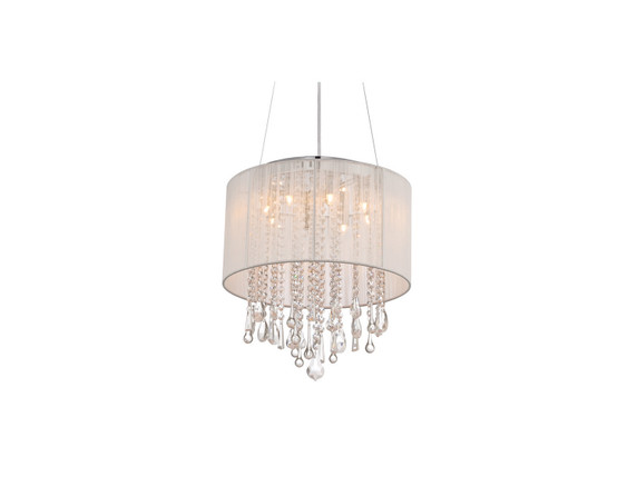 Semi-Flush Mts. Drum Shade by Avenue Lighting ( 192 | HF1501-WHT Beverly Dr. ) 