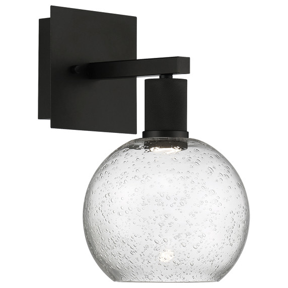Sconces Single Glass by Access ( 18 | 63145LEDD-MBL/SDG Port Nine Burgundy ) 