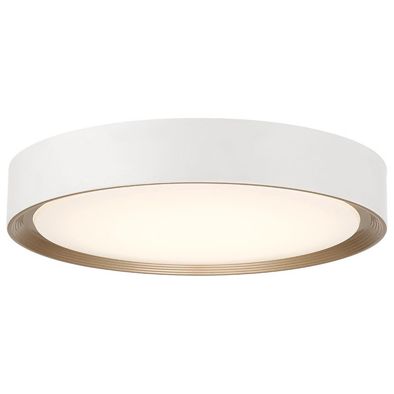 Flush Mounts Drum Shade by Access ( 18 | 49970LEDDCS-MWH/ACR Malaga Color Selectable ) 
