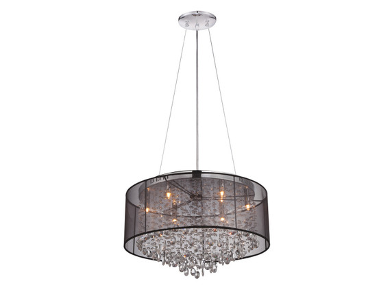 Semi-Flush Mts. Drum Shade by Avenue Lighting ( 192 | HF1505-BLK Riverside Dr. ) 