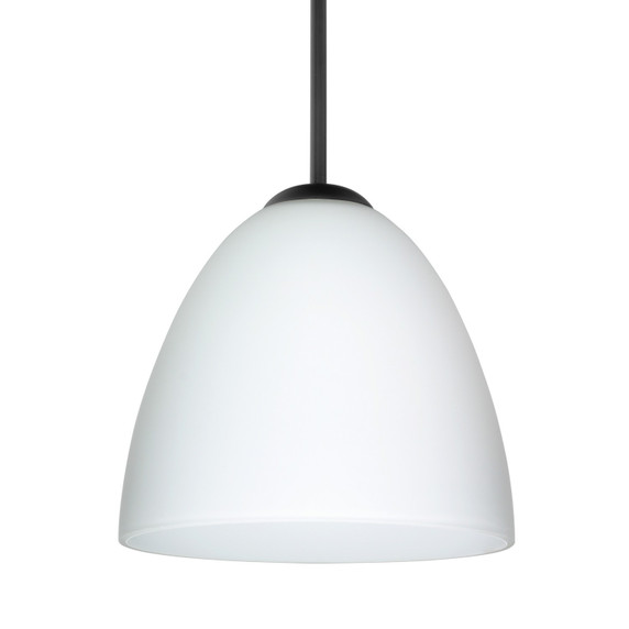 Mini Pendants Glass Down by Besa ( 74 | 1JC-447007-LED-BK Besa Vila Pendant ) 