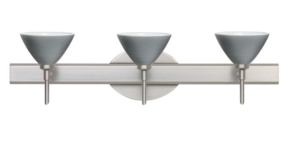 Bathroom Fixtures Three Lights by Besa ( 74 | 3SW-1743TN-SN Domi ) 