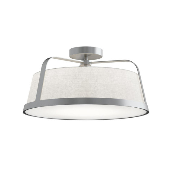 Semi-Flush Mts. Drum Shade by AFX Lighting ( 162 | LIZC18MBSN Lizzette ) 