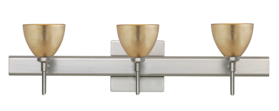 Bathroom Fixtures Three Lights by Besa ( 74 | 3SW-1758GF-SN-SQ Divi ) 