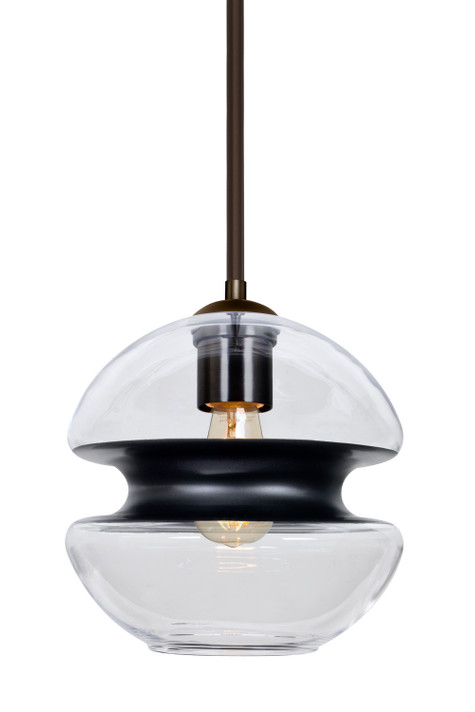 Multi-Systems Line Voltage Pendants by Besa ( 74 | 1TT-HULA8BK-EDIL-BR Hula 8 ) 