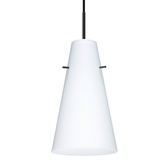 Mini Pendants Glass Down by Besa ( 74 | J-412407-LED-BK Besa Cierro Pendant ) 