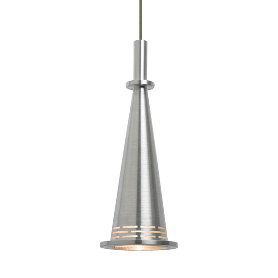 Mini Pendants Metal Shade by Besa ( 74 | 1XT-PRINCECNSN-LED-BR Besa Prince Pendant ) 