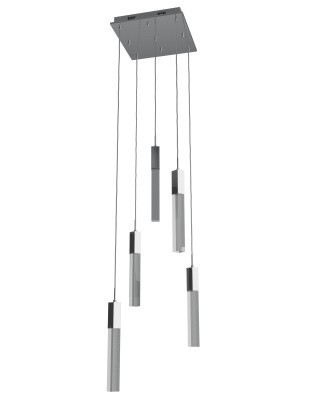 Mini Chandeliers Multi-Port/Cascade by Avenue Lighting ( 192 | HF1900-5-GL-CH-SNW The Original Glacier ) 