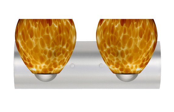 Bathroom Fixtures Two Lights by Besa ( 74 | 2WZ-412218-LED-SN Bolla ) 