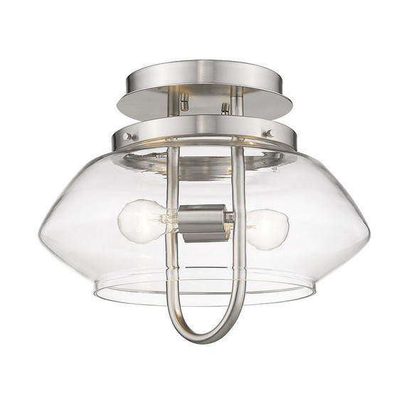 Flush Mounts Glass Down by Acclaim Lighting ( 106 | TP60061SN Garner ) 