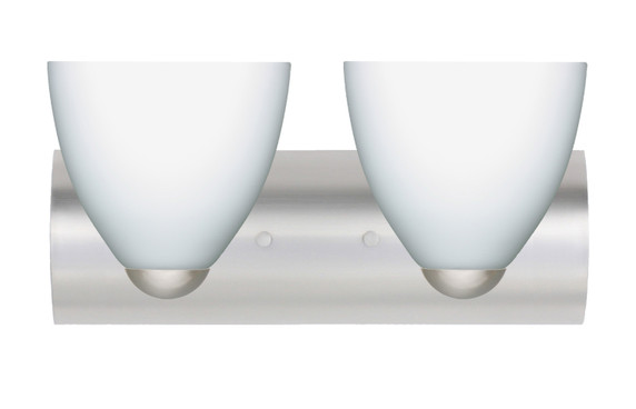 Bathroom Fixtures Two Lights by Besa ( 74 | 2WZ-757207-LED-SN Sasha ) 