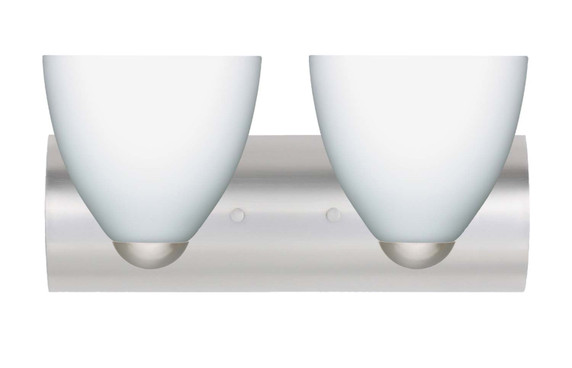 Bathroom Fixtures Two Lights by Besa ( 74 | 2WZ-757207-SN Sasha ) 