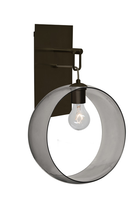 Sconces Single Glass by Besa ( 74 | 1WP-PLATOSM-BR-NI Plato ) 