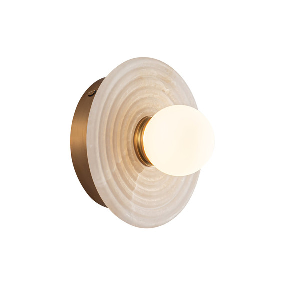 Sconces Single Glass by Alora ( 452 | WV346006VBAR Dahlia ) 
