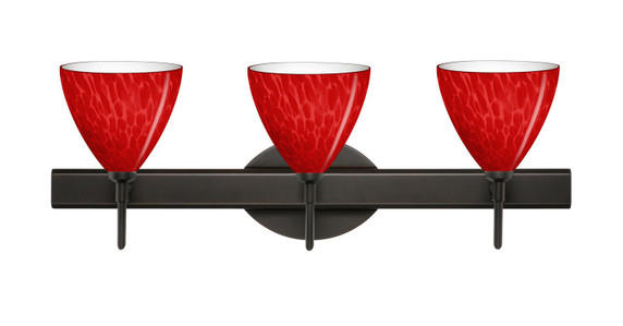 Bathroom Fixtures Three Lights by Besa ( 74 | 3SW-1779RC-BR Besa Mia Vanity ) 