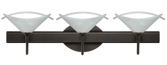 Bathroom Fixtures Three Lights by Besa ( 74 | 3SW-181304-BR Hoppi ) 