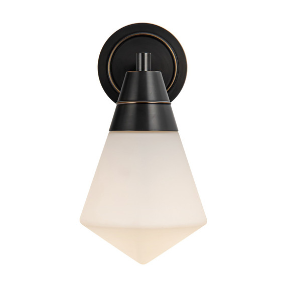 Sconces Single Glass by Alora ( 452 | WV348106UBOP Willard ) 