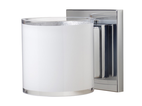Sconces Single Glass by Besa ( 74 | 1WS-7180SF-CR Pogo ) 