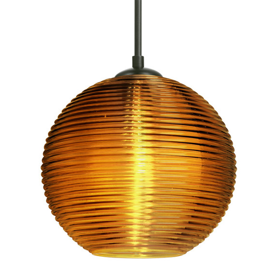 Mini Pendants Glass Down by Besa ( 74 | 1JC-461682-LED-BK Besa Kristall 8 Pendant ) 