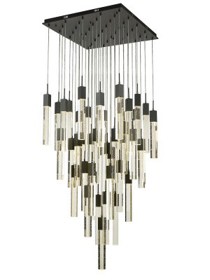 Large Chandeliers Glass Shade by Avenue Lighting ( 192 | HF1903-41-GL-BK The Original Glacier ) 