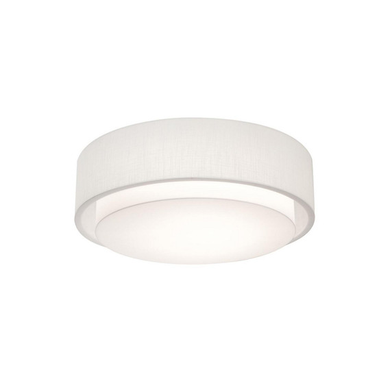Flush Mounts Drum Shade by AFX Lighting ( 162 | SAF1824MB-LW Sanibel ) 