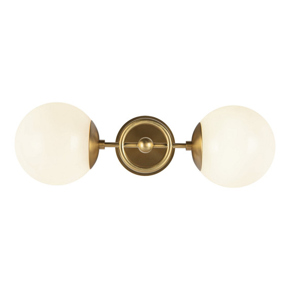 Sconces Double Glass by Alora ( 452 | WV407618BGGO Fiore ) 