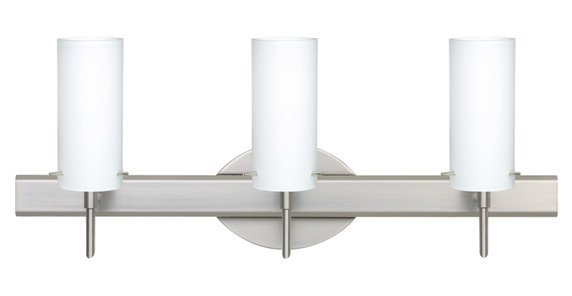 Bathroom Fixtures Three Lights by Besa ( 74 | 3SW-440307-SN Copa ) 
