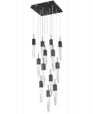Large Chandeliers Glass Shade by Avenue Lighting ( 192 | HF1905-13-AP-BK-C Aspen ) 
