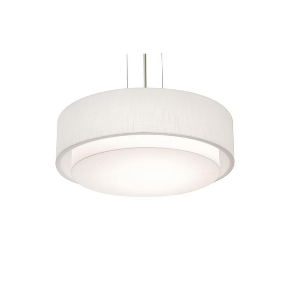 Pendants Drum Shade by AFX Lighting ( 162 | SAP1824MBSN-LW Sanibel ) 