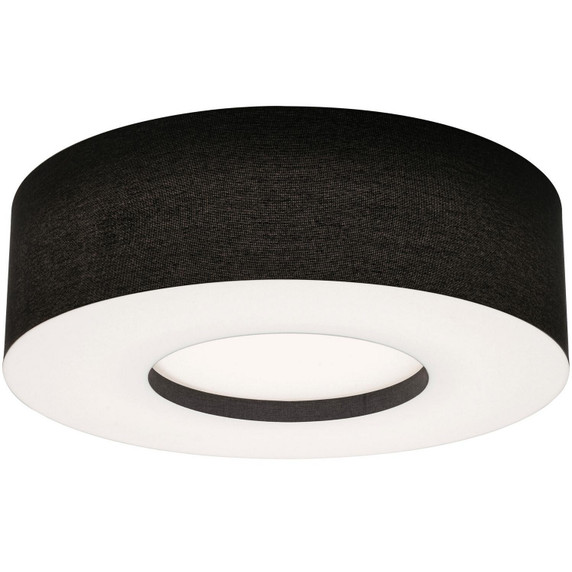 Flush Mounts Drum Shade by AFX Lighting ( 162 | MCF3044MB-BK Montclair ) 