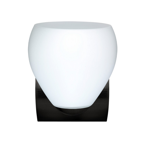 Sconces Single Glass by Besa ( 74 | 1WZ-412207-BK Besa Bolla Mini Sconce ) 