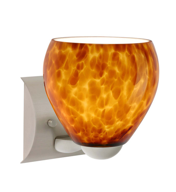 Sconces Single Glass by Besa ( 74 | 1WZ-412218-SN Bolla ) 