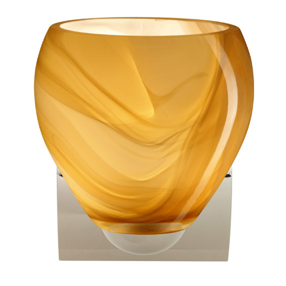 Sconces Single Glass by Besa ( 74 | 1WZ-4122HN-CR Bolla ) 