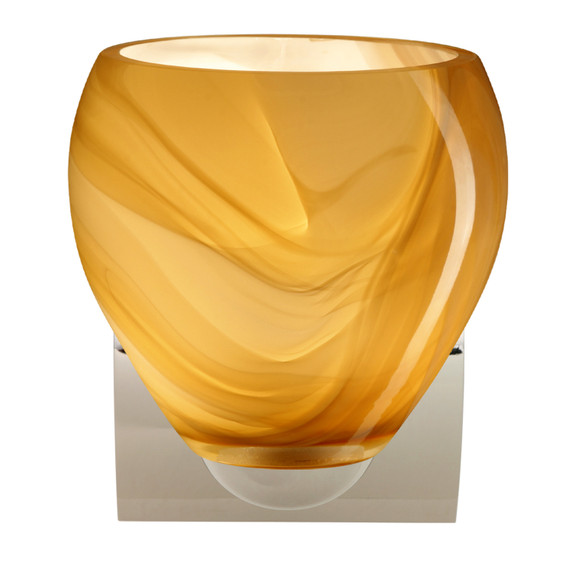 Sconces Single Glass by Besa ( 74 | 1WZ-4122HN-LED-CR Bolla ) 