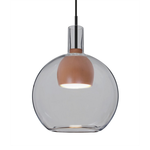 Mini Pendants Glass Down by Besa ( 74 | 1JC-BENJISMMD-LED-BK Besa Benji Pendant ) 