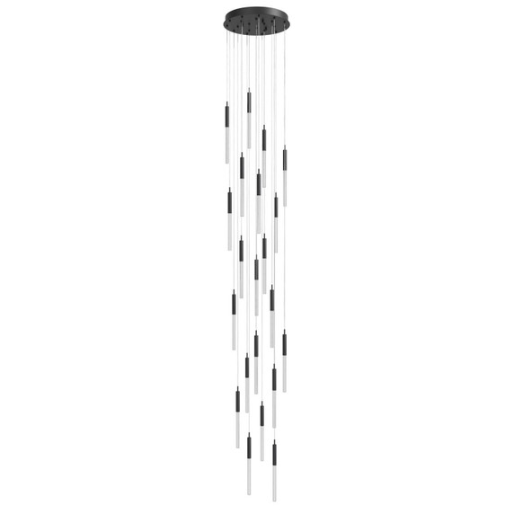 Mid. Chandeliers Multi-Port/Cascade by Avenue Lighting ( 192 | HF2021-BOA-BK Main St. ) 